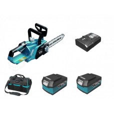 DEDRA Set Drujba electrica cu lant 25.4cm cu 2 acumulatori Li-Ion 18V 4.0Ah incarcator rapid 125W
